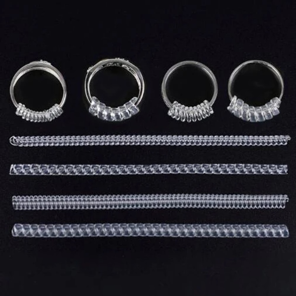 Spiral Ring Gasket Jewelry Fastener, Invisible Ring Size Adjuster, Ring Protection Adjuster for Loose Rings
