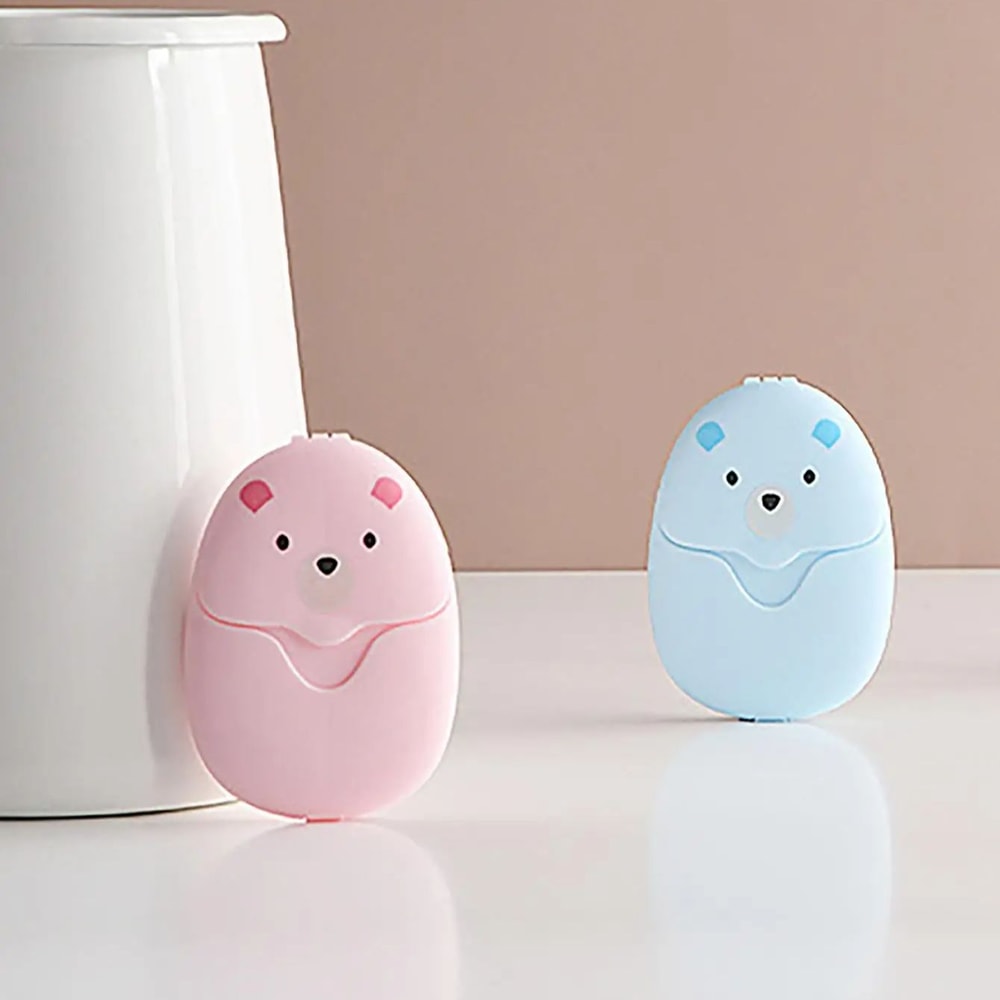 Portable Soap Paper for Travel, Disposable Hand Washing Soap Pack