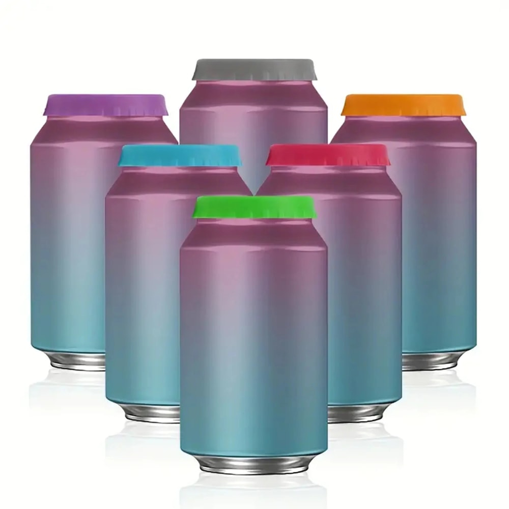 Leak Proof Silicone Can Lid, Soda Sealing, Beer & Cola Lid