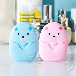 moisturizing water-soluble paper soap sheets - deep cleansing & non-irritating for sensitive skin