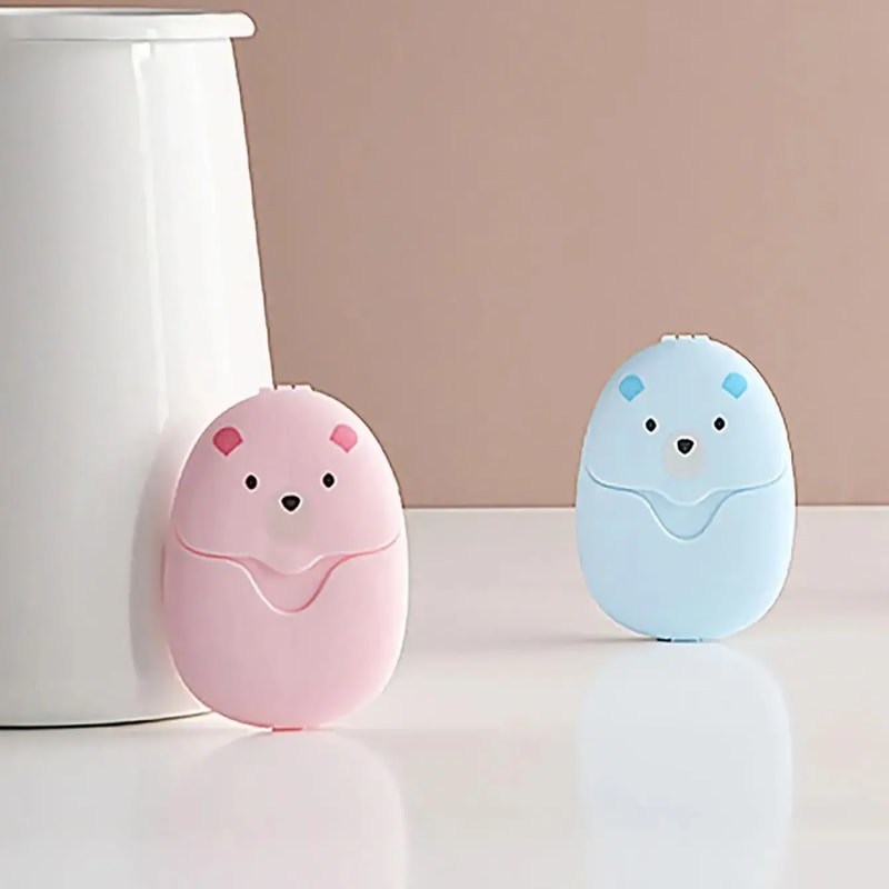 Moisturizing Water-Soluble Paper Soap Sheets - Deep Cleansing & Non-Irritating for Sensitive Skin