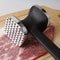 Stainless Steel Heavy Duty Meat Tenderizer Hammer, Rubber Grip for Easy Pounding and Tenderizing in Kitchen