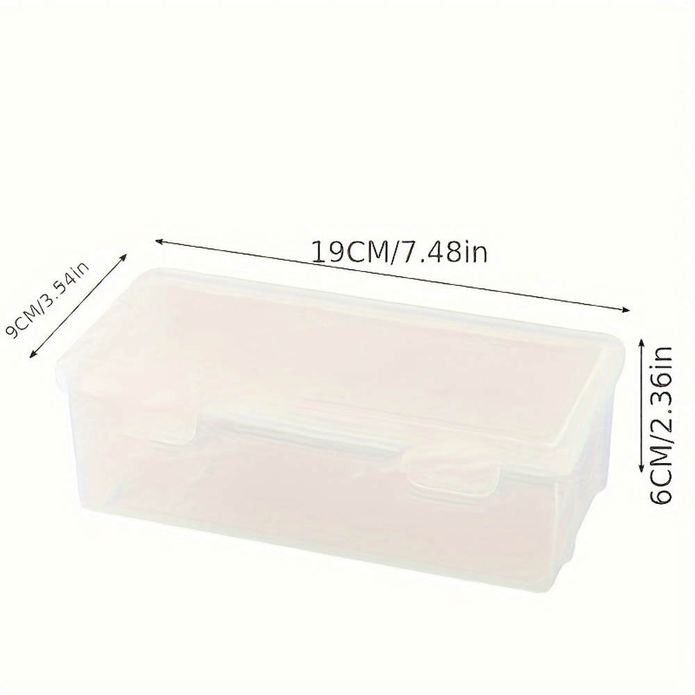 Portable Tension Mount Storage Organizer for Oil Pastels, Crayons, Capacity Transparent Plastic Pencil Boxes