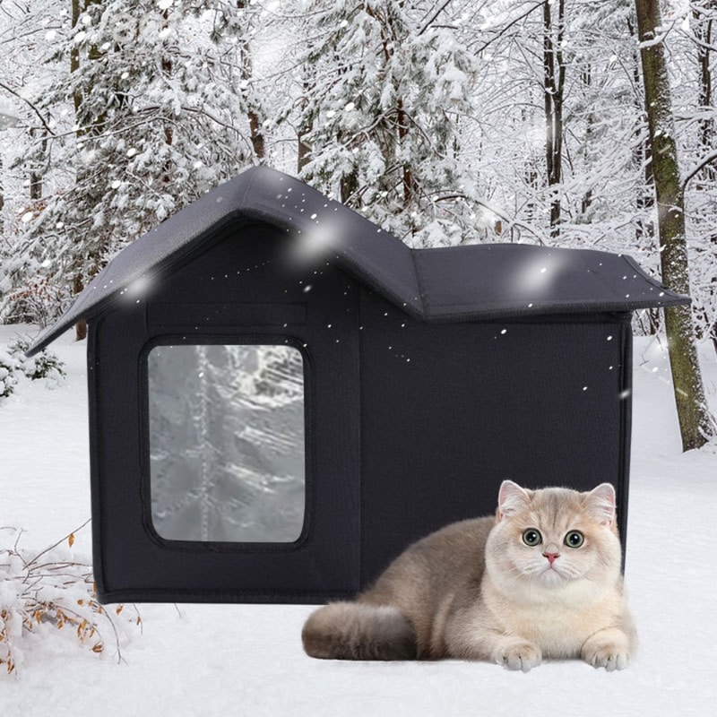 Waterproof Cat Dog Pet Bed, Removable and Washable Design, Universal Convenient Storage Dog House