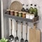 Waterproof Knife Holder and Multifunctional Kitchen Storage Rack for Seasoning Organization