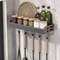 Waterproof Knife Holder and Multifunctional Kitchen Storage Rack for Seasoning Organization