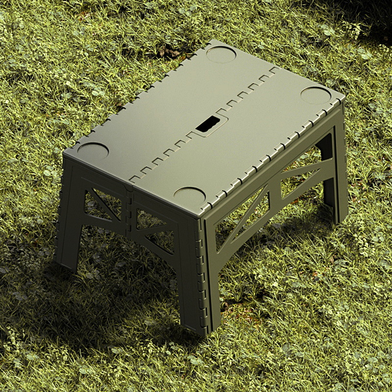 Portable Plastic Table, Practical Folding Camping Desk, Outdoor Light Luxury Picnic Tables