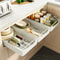 Practical Simple Storage Box with Slide Rail Pull-out, High Temperature Resistant, Nail Free Installation Kitchen