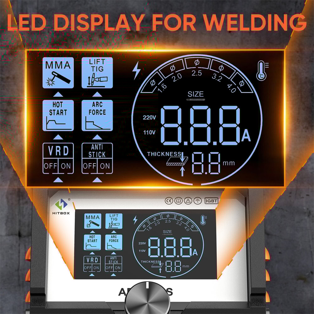 Inverter LED Digital Display Welding Machine Portable Home Welding Tool 1