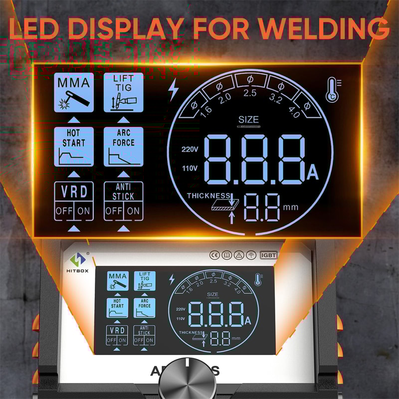 Inverter LED Digital Display Welding Machine Portable Home Welding Tool 1