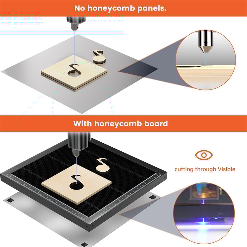 Honeycomb Working Table For Laser Engraver Cutting Machine Diode Cutting 4