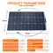 High Efficiency Solar Panels Kit With Flexible Design And Battery Charger Module 2