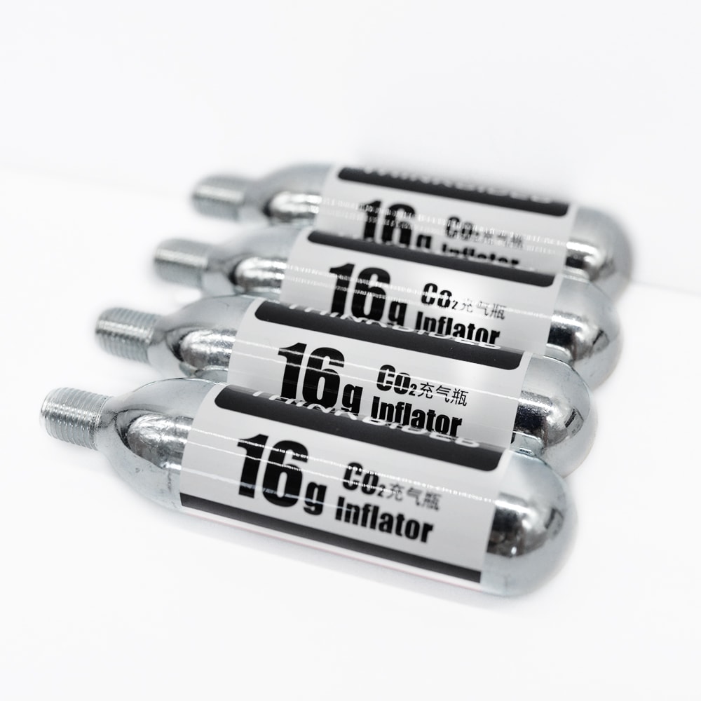 Inflator Cartridges for Bike Tires - Threaded Connection Cartridge for Easy Inflation