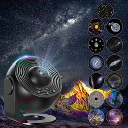 solar system constellation moon planetarium star projector, realistic starry sky night light for kids bedroom