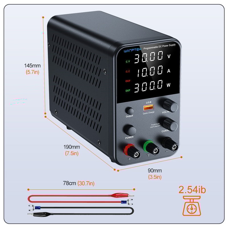 Dual Input Voltage Adjustable Regulator Preset Voltage Current For Accurate Power Regulation 2