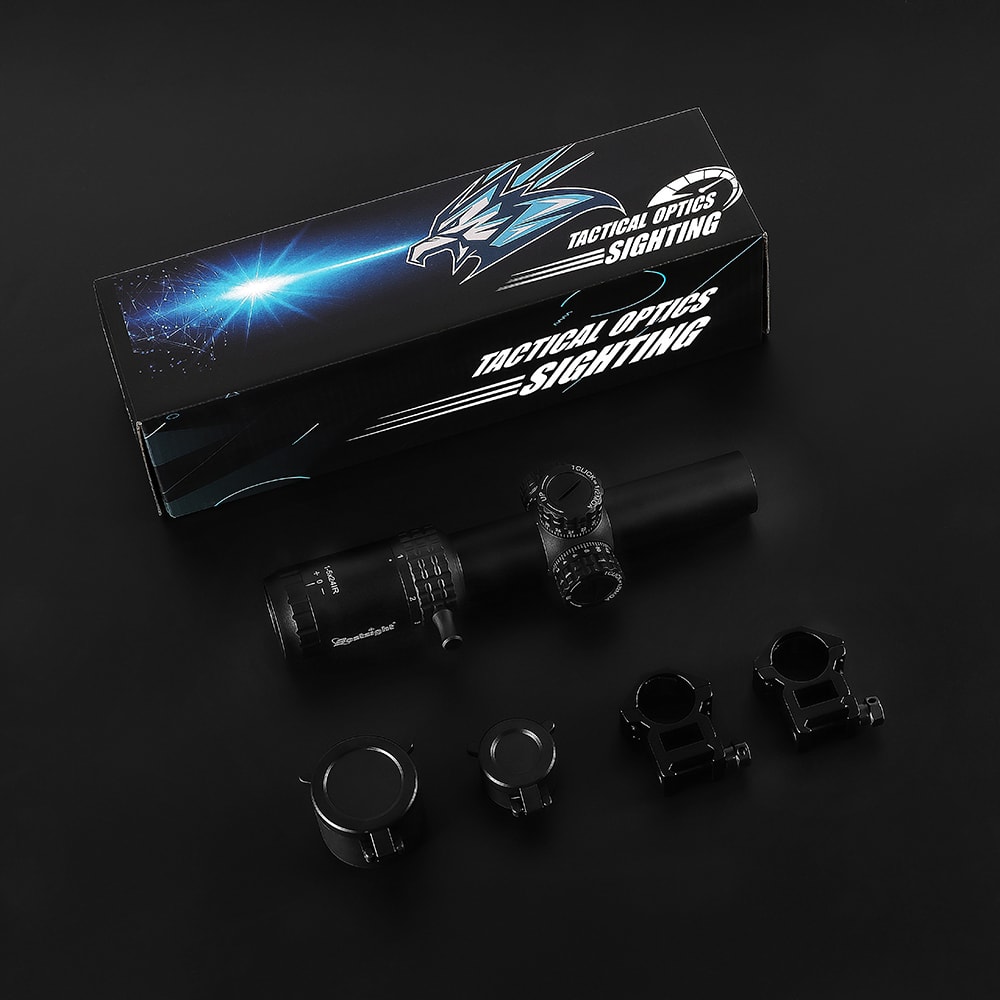 Red And Green Illuminated Tactical Optical Rifle Scope Compact Scope Sight For Hunting 5