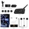 Waterproof Motorcycle Intercom Bluetooth Headset Riders Communicator Helmet 2