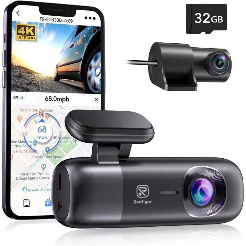 Parking Mode Car Camera With WiFi GPS Night Vision Recorder Front And Rear App Control 7