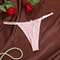 Pure Desire Erotic Lingerie, Adjustable Ladies Thong Sexy Underwear, Thin Strap Seamless Thong for Women