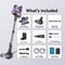 Rechargeable Battery Vacuum with Powerful Suction, Max Min Runtime