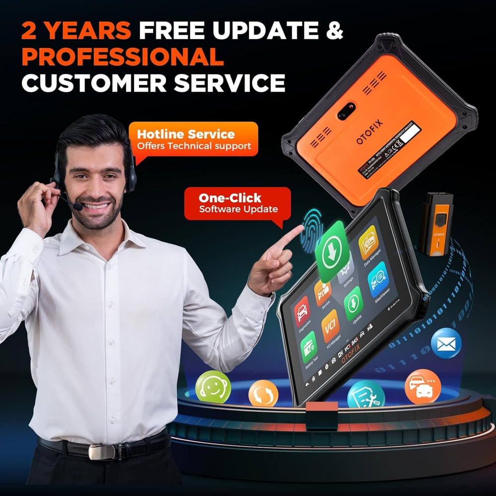 Wireless OBD Automotive Scan Tool Bluetooth Car Diagnostic Tool Active Test BiDirectional Control 1