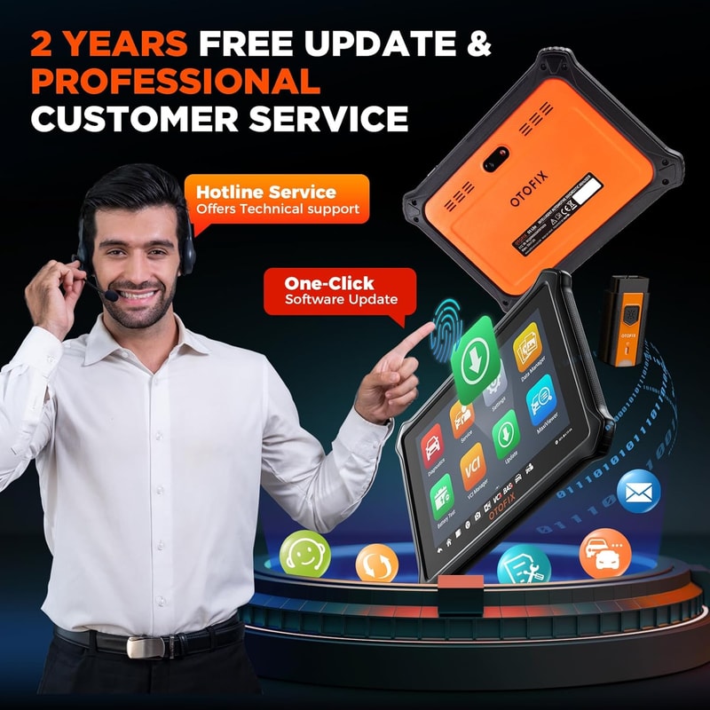 Wireless OBD Automotive Scan Tool Bluetooth Car Diagnostic Tool Active Test BiDirectional Control 1