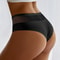 Lace Lingerie Transparent High Waist Briefs Womens Hollow Lady Panties 1