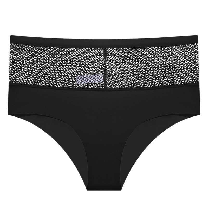 Lace Lingerie Transparent High Waist Briefs Womens Hollow Lady Panties 4