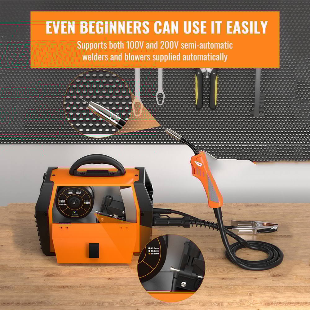 Argon Arc MIG GasLess Soldering Welder SemiAutomatic Inverter Tig Machine 3