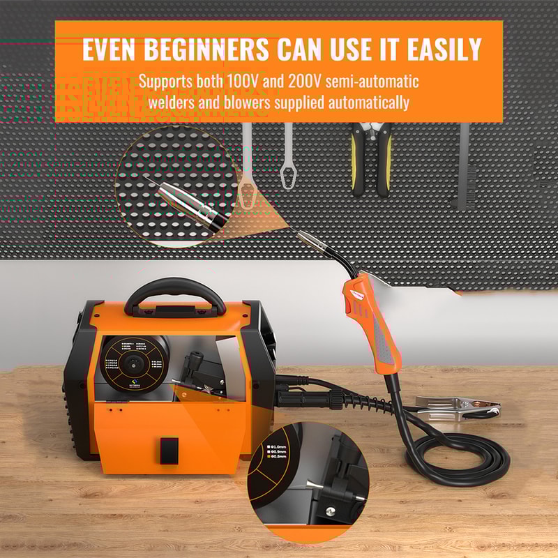 Argon Arc MIG GasLess Soldering Welder SemiAutomatic Inverter Tig Machine 3