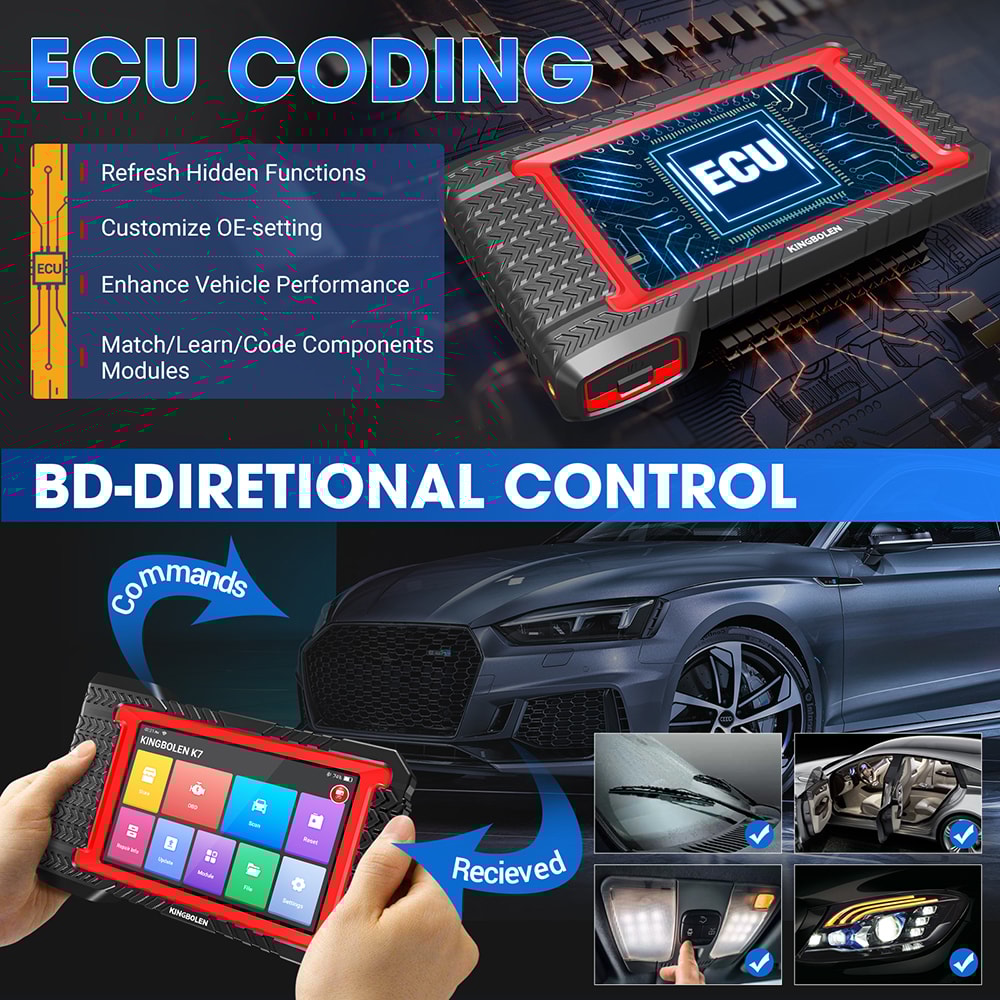 PK LAUNCH System Car Diagnostic Tools ECU Active Test And Resets 2