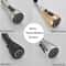 Kitchen Sink Mixer Tap Stream Flexible Pull Out Nozzle Black Hot Cold Water Taps Sprayer Head Deck 4