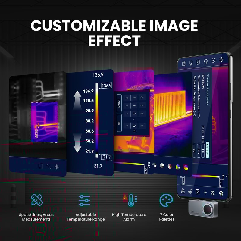PCB Circuit Repair Tool Thermal Imaging Camera For AndroidiPhone 1