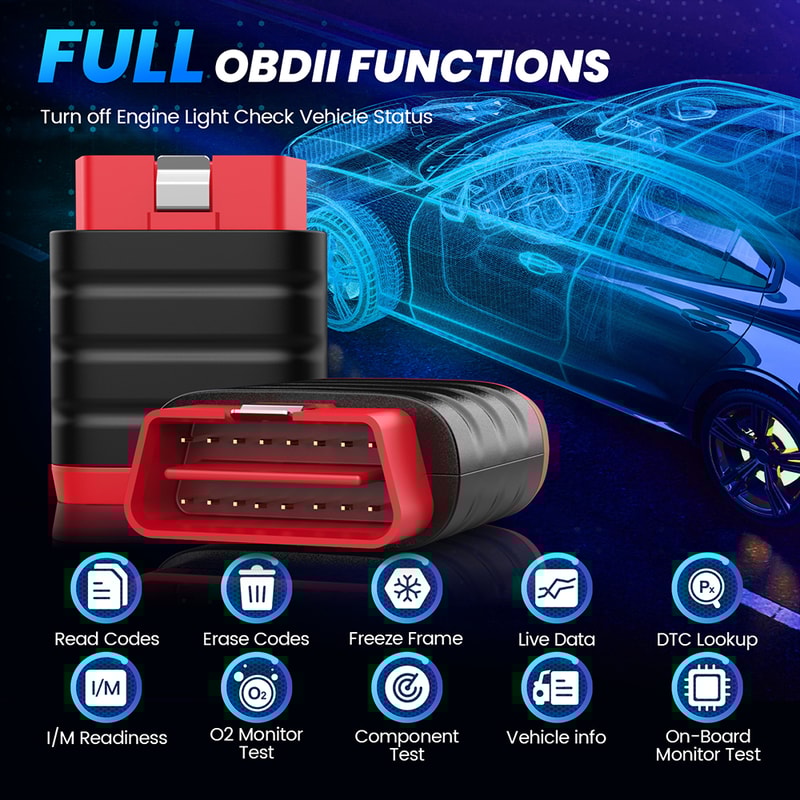OBD Code Reader Car Diagnostic Tools All System Diagnosis Lifetime Updater 1