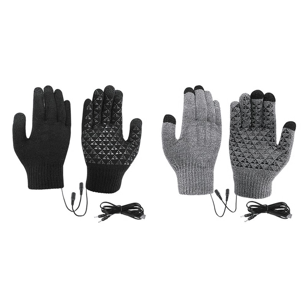 USB heated gloves for winter sports