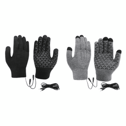 usb heated gloves for winter - touchscreen gloves for skiing & outdoors