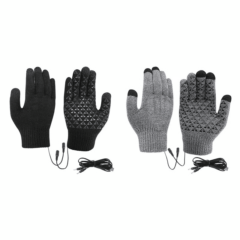 USB heated gloves for winter sports