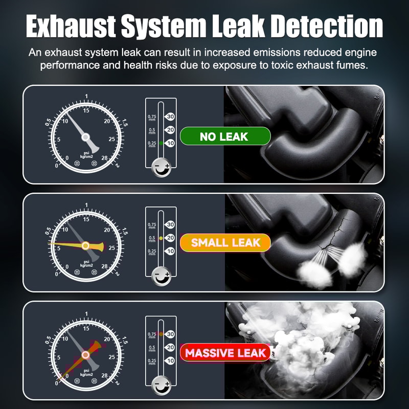 Car Pipe Leakage Diagnostic Tester Automotive Smoke Machine Air Pump 4