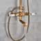 Rainfall Shower Set With Shelf Cold Water Mixer Tap Handhold Bathroom Shower Faucet 3