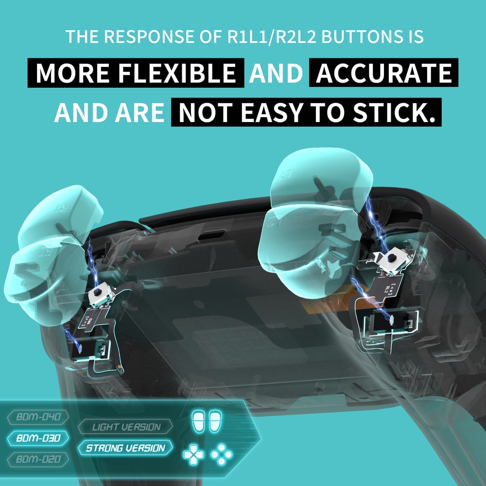 Custom Micro Switch Clicky Kit Clicky Kit For Controller BDM Shoulder Face Dpad Buttons For Mouse C 3