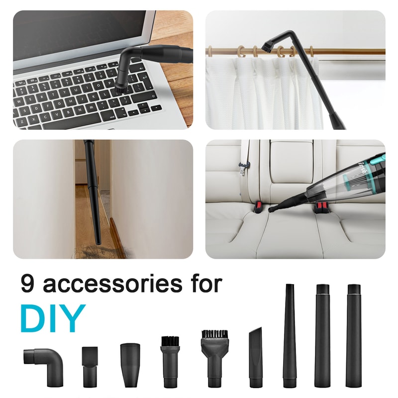 Extra Long Corded Vacuum Cleaner For Household And Car Cleaning Handheld Design For Easy Use 4