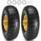 Flat Free Tubeless Tires & Wheels for Dollies, Garden Trailers, and Carts