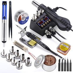 digital display soldering iron, rework welding station kit, air repair tools