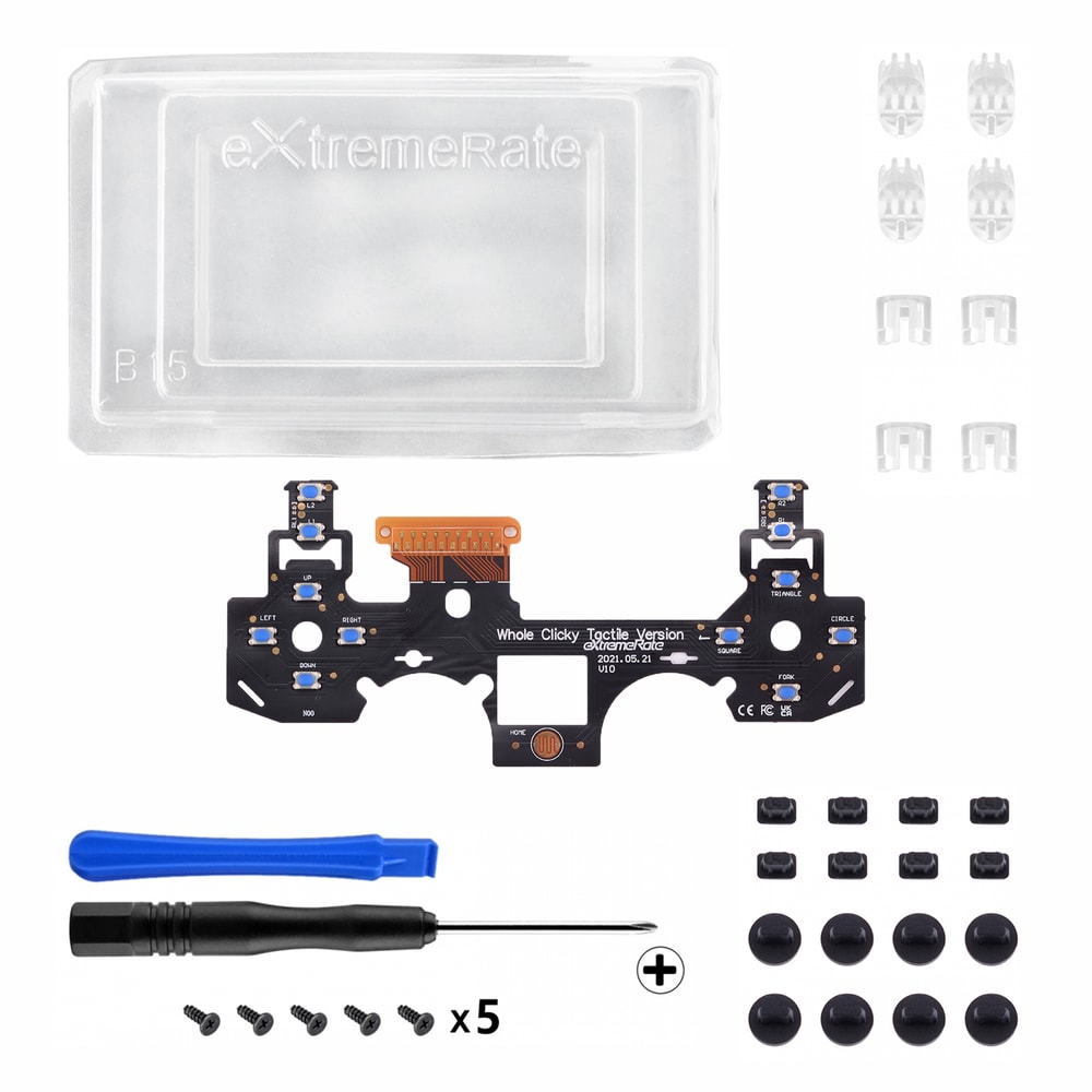 Flex Cable Mouse Click Kit for Controller, Clicky Kit Face Dpad Buttons Flashshot Stop