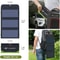 High-Efficiency Solar Battery Charger, Foldable Solar Panel, Solar Phone Charger for iPhone Travel