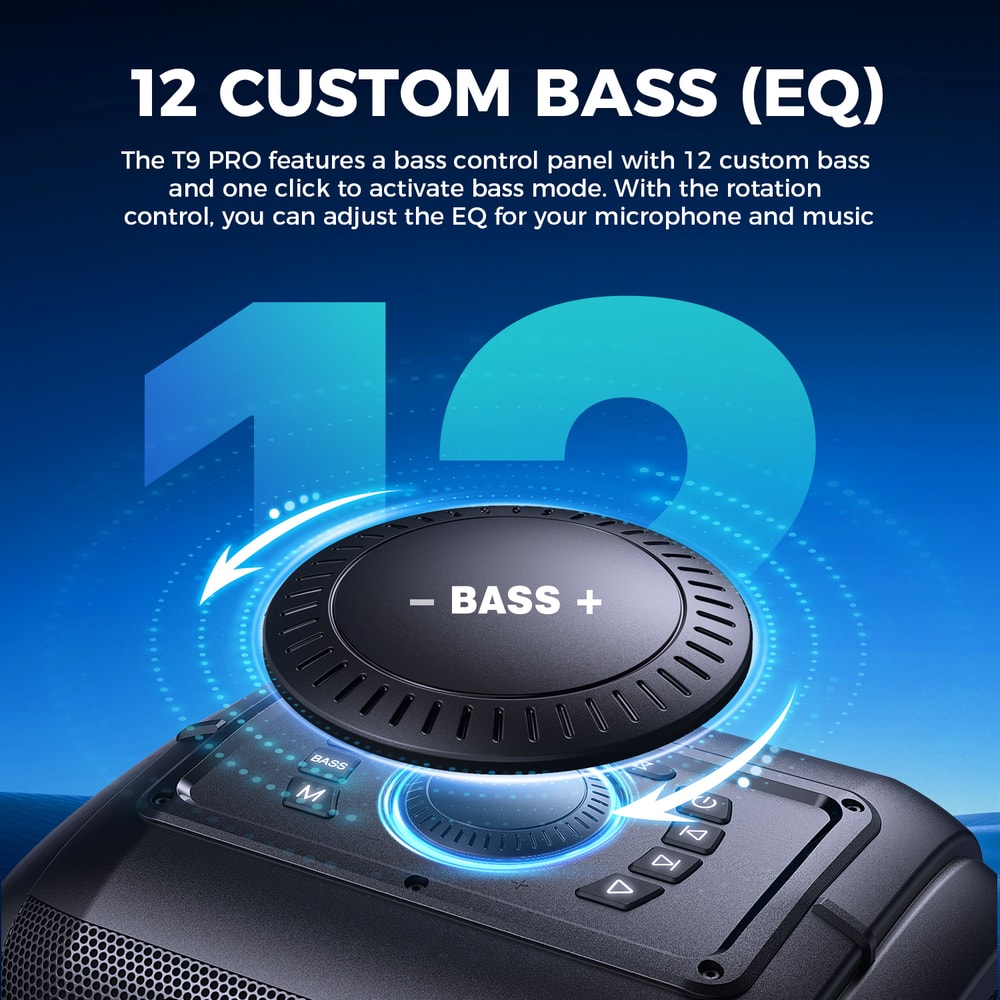 Wireless Portable Bluetooth Speaker Custom Bass Massive Loudest Big Party Boombox 2