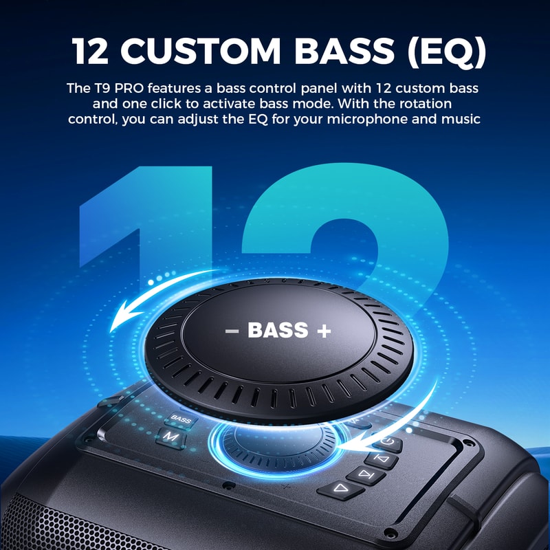 Wireless Portable Bluetooth Speaker Custom Bass Massive Loudest Big Party Boombox 2