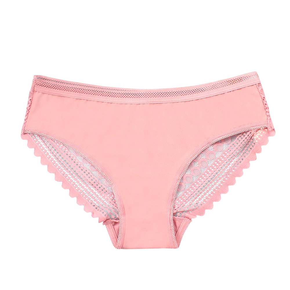 Japanese Lace Hollow Lady Panties, Trendy Cotton Underpants Simple Cloth Women Panties