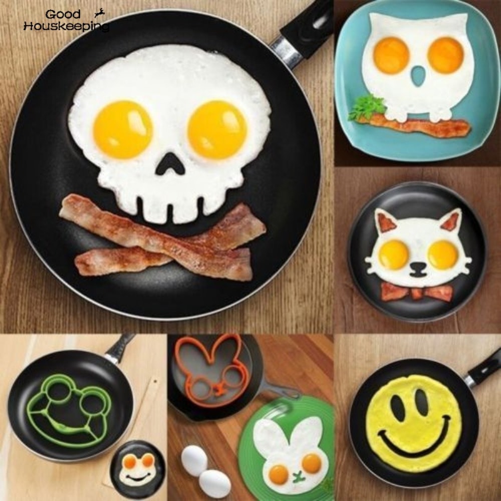 Mold Silicone Pancake Ring Shaper, Plastic Egg Separator, DIY Kitchen Gadget Tool