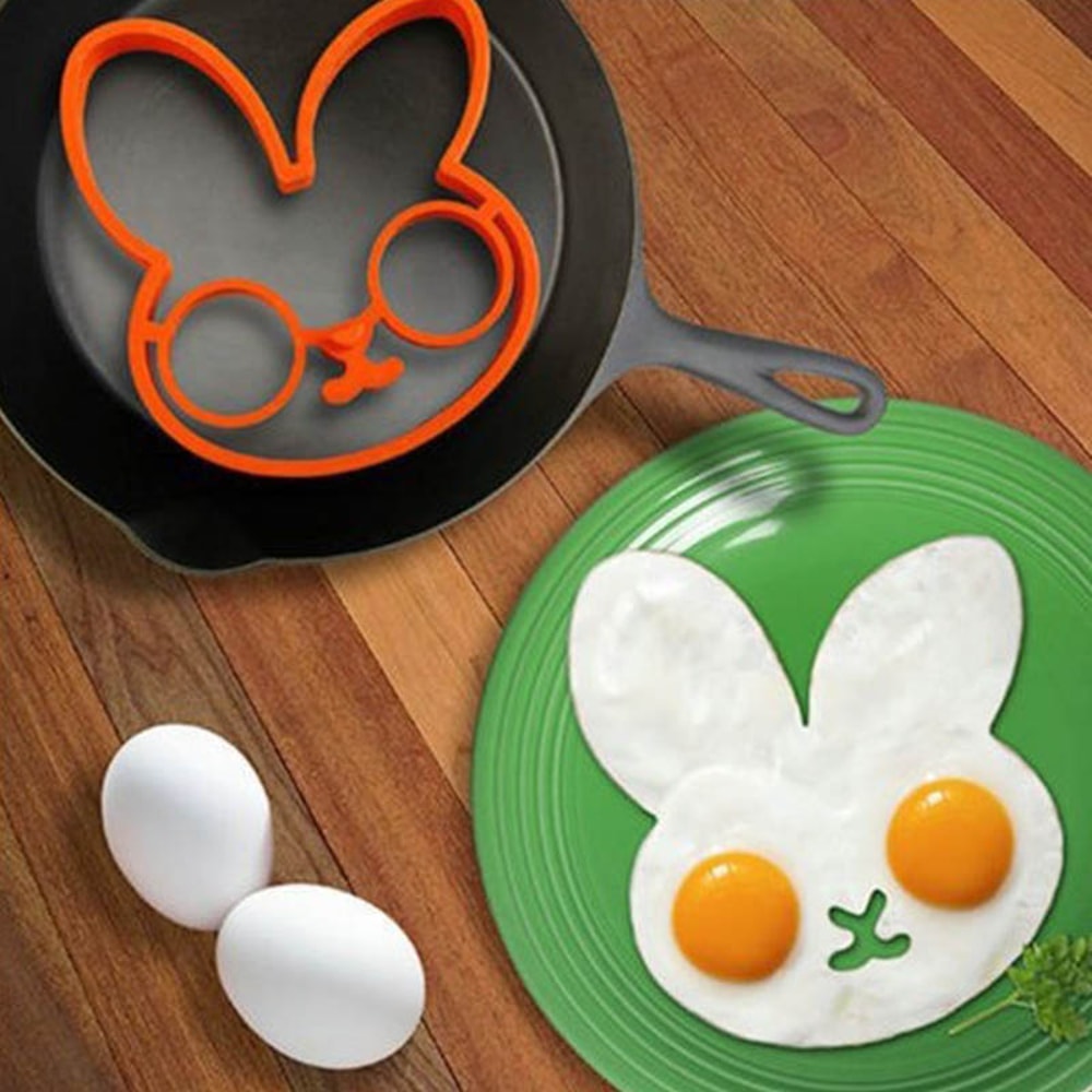 Mold Silicone Pancake Ring Shaper, Plastic Egg Separator, DIY Kitchen Gadget Tool